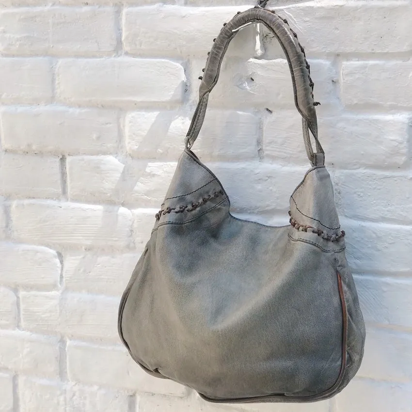 Numero 10/Super soft grey lambskin hobo