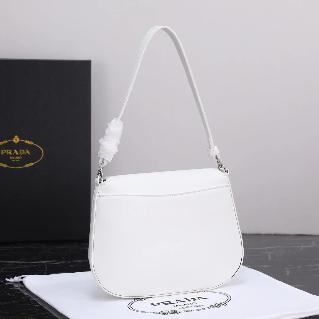 P Cleo Leather Shoulder Bag With Flap
