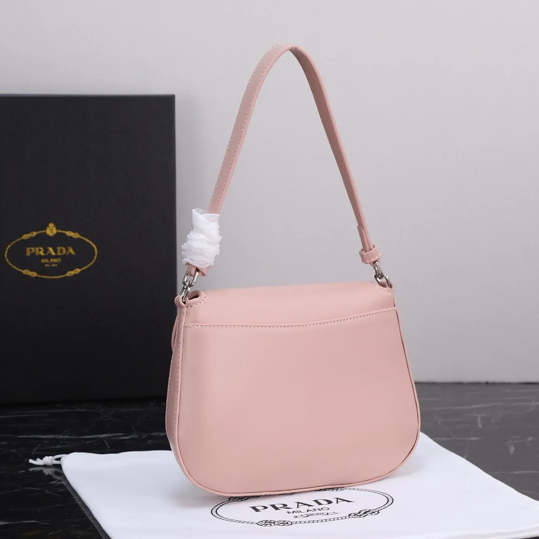 P Cleo Leather Shoulder Bag With Flap