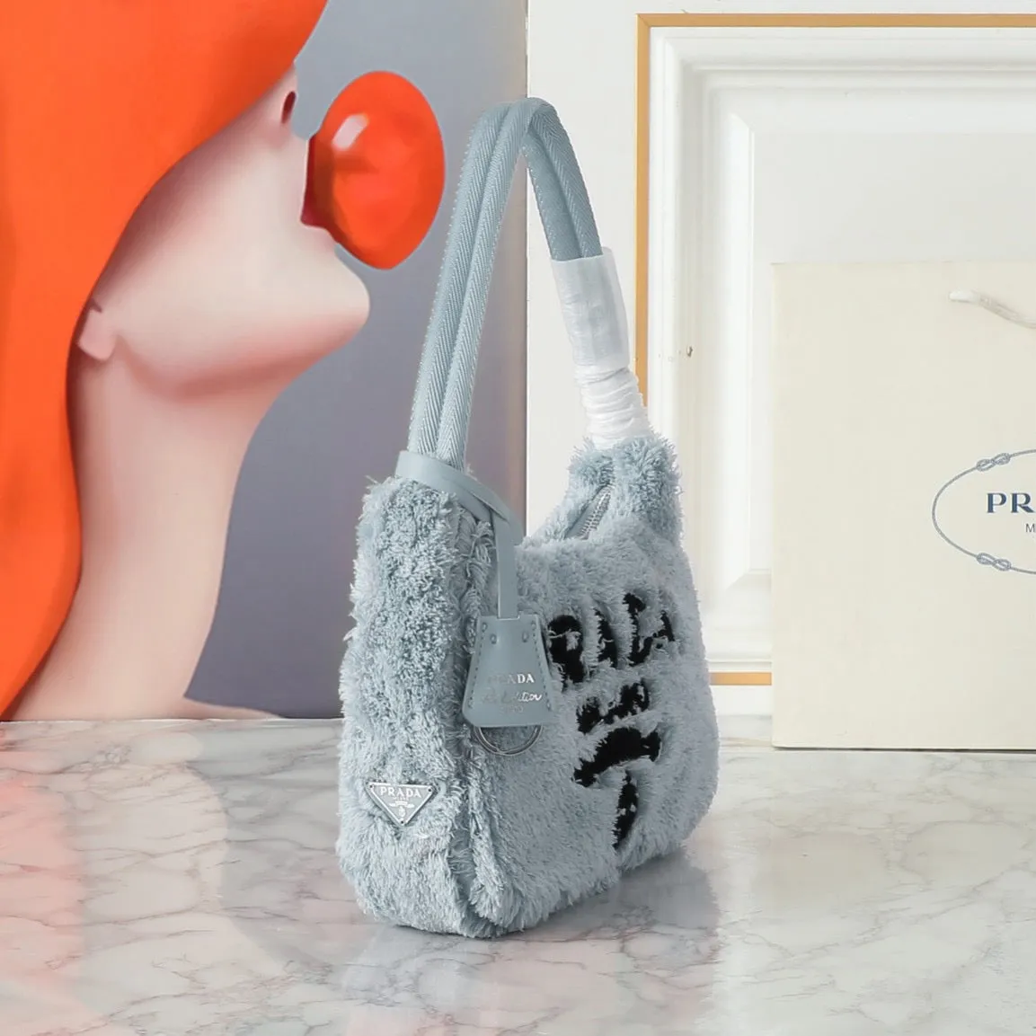 P Re-edition 2000 Teddy Mini Bag