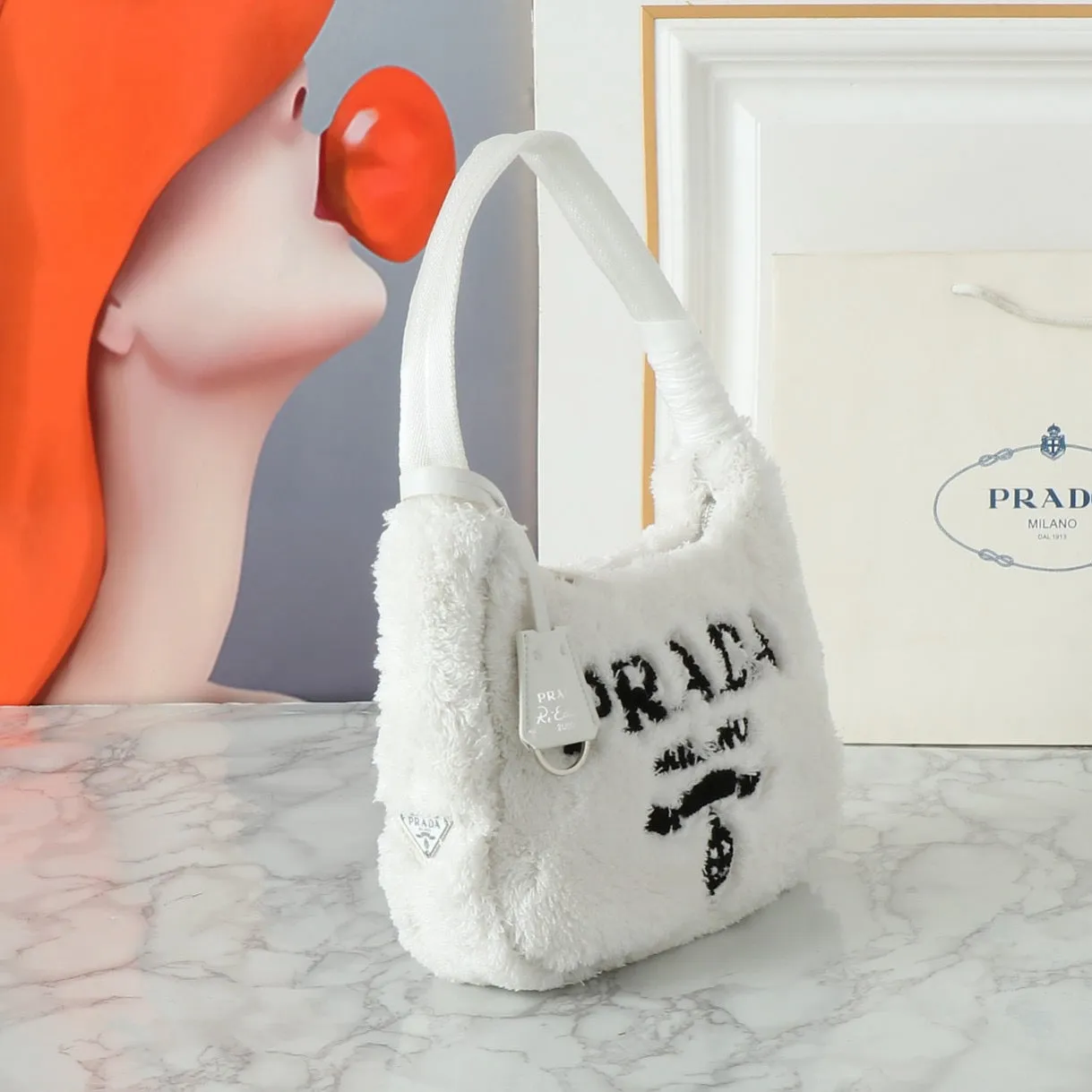 P Re-edition 2000 Teddy Mini Bag
