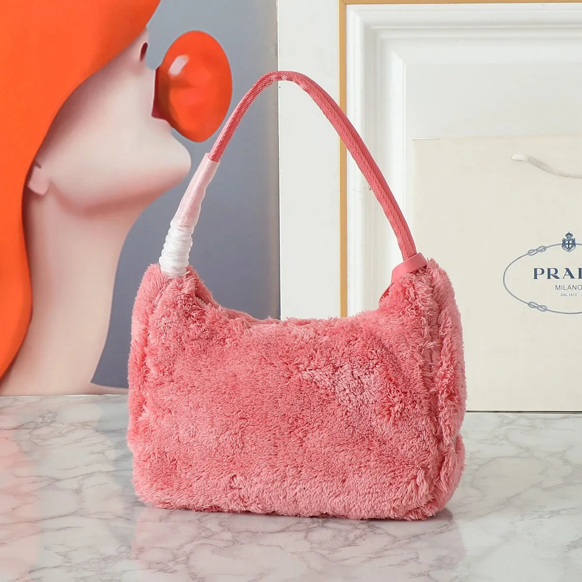 P Re-edition 2000 Teddy Mini Bag