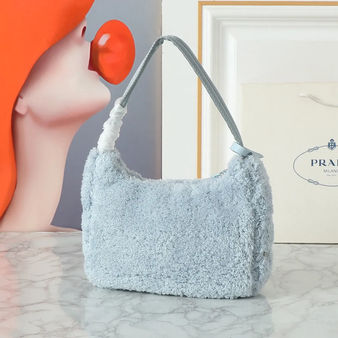 P Re-edition 2000 Teddy Mini Bag
