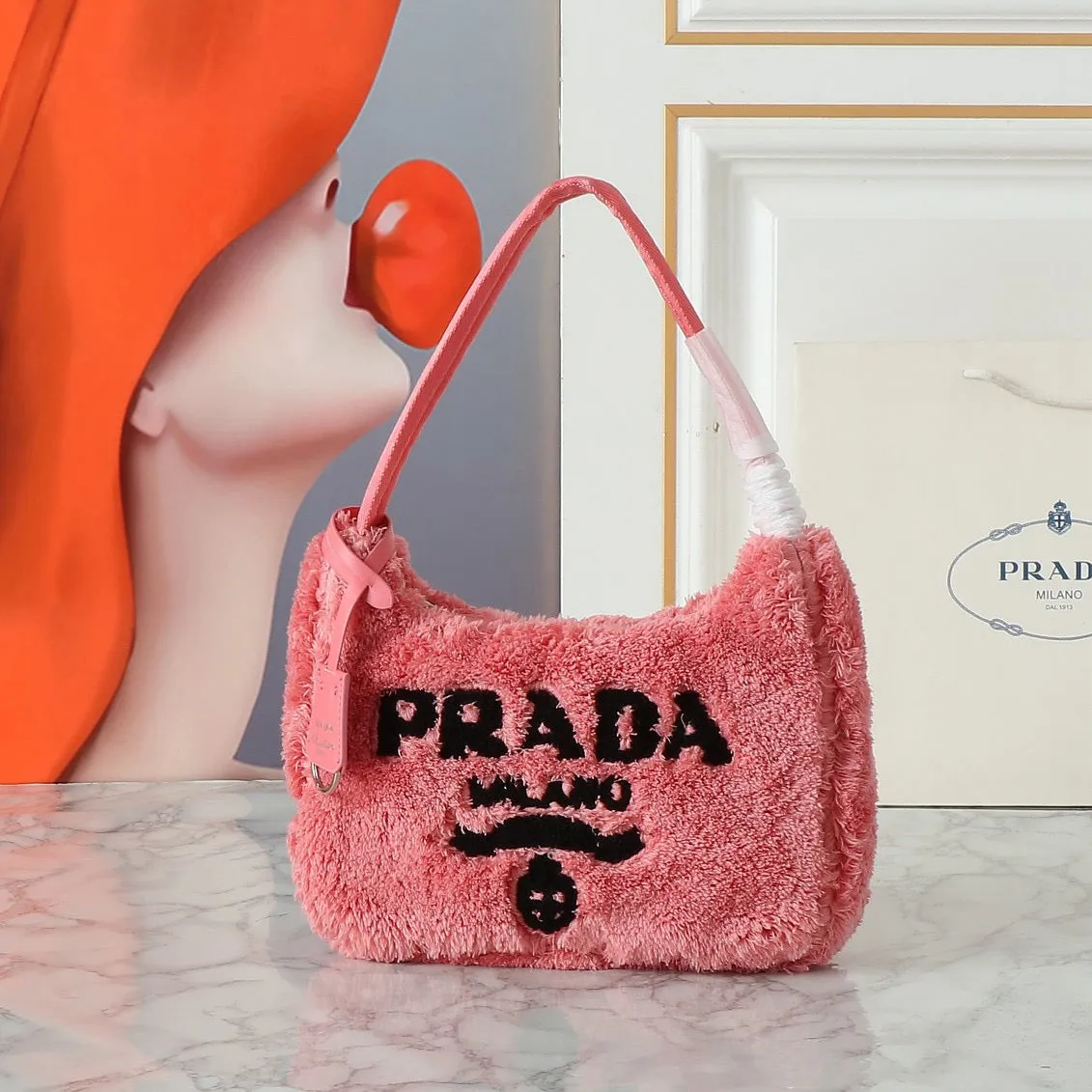 P Re-edition 2000 Teddy Mini Bag