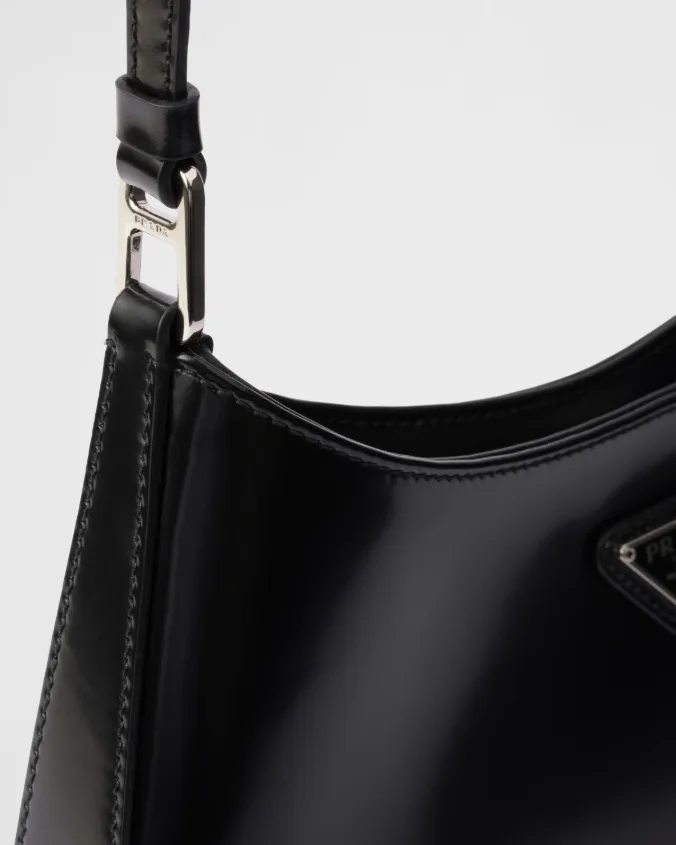 Prada cleo brushed leather shoulder bag