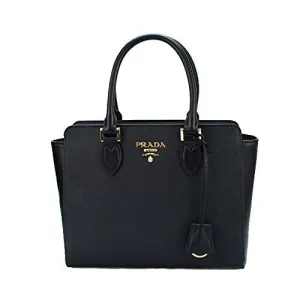 Prada Women's Saffiano Leather Shoulder Tote Handbag 1BA113