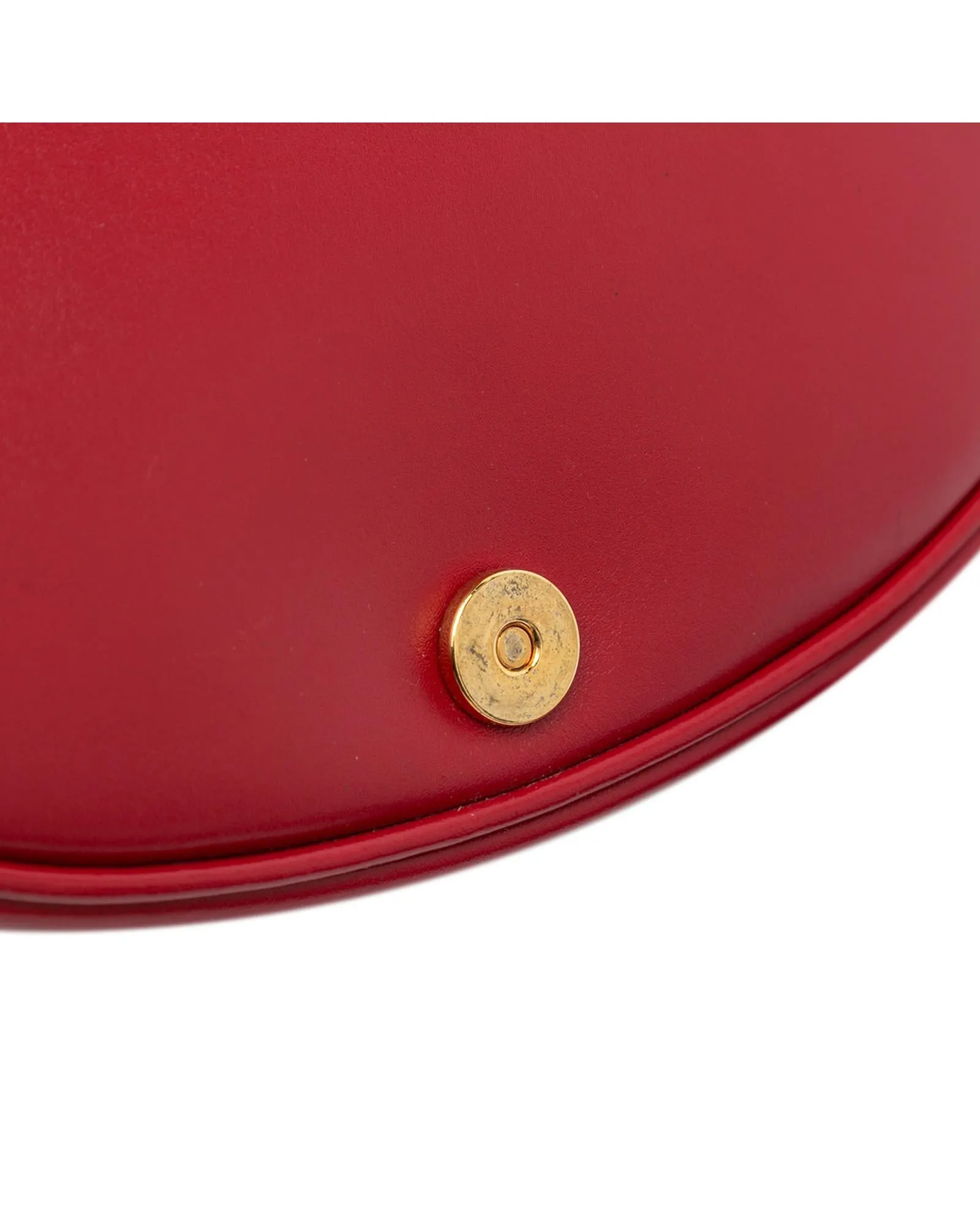 Small Leather Crossbody Bag with Buckle Closure