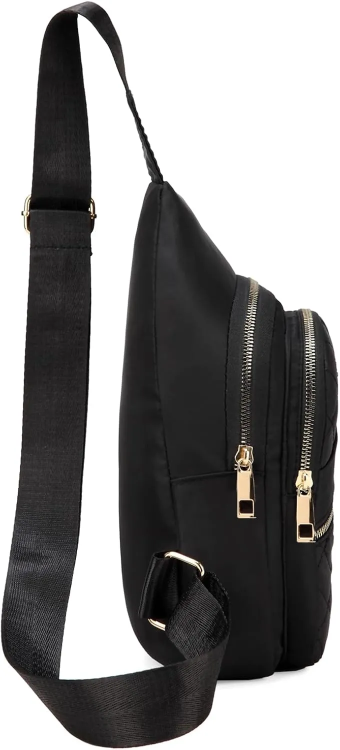 Small Sling Bag for Women, Crossbody Sling Backpack, Fanny Pack CrossBody Bags for Travel Hiking Daypack