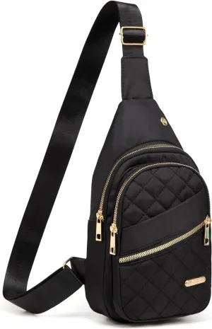 Small Sling Bag for Women, Crossbody Sling Backpack, Fanny Pack CrossBody Bags for Travel Hiking Daypack