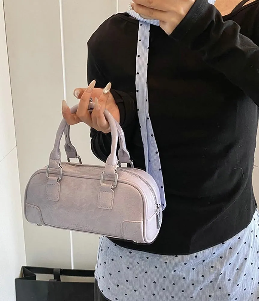 Trendy Bowling Tote Handbag for Women in 2025 Shoulder Crossbody Bag Satchel Bags with Adjustable Sholuder Strap