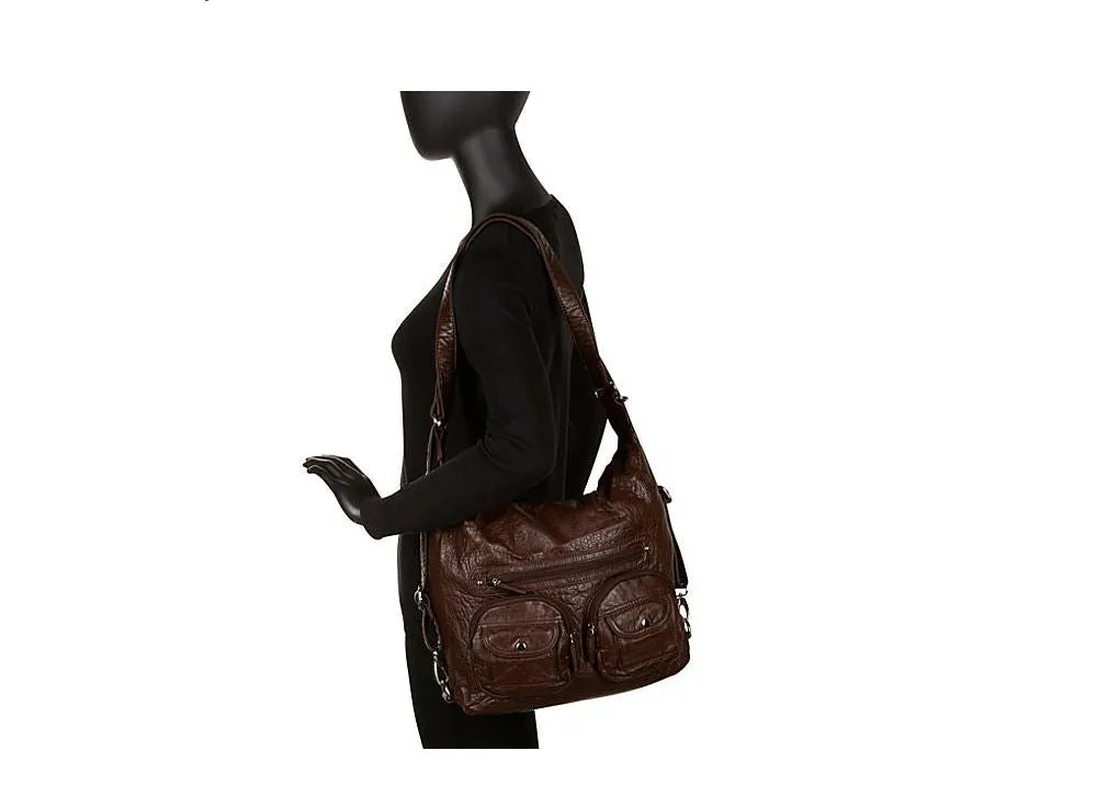 Washable Backpack Soft Multi Pocket