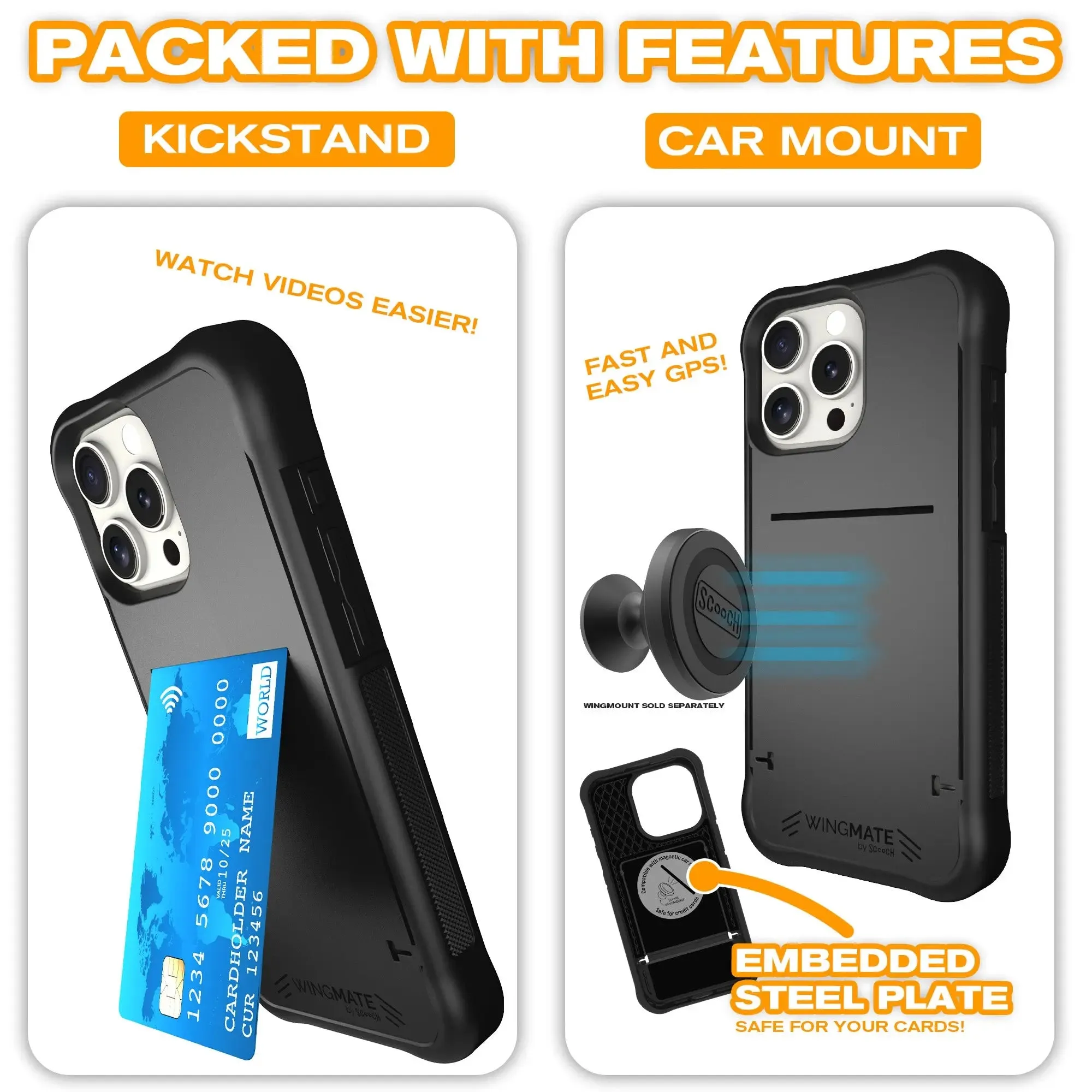 Wingmate Starter Bundle for iPhone 16 Pro Max