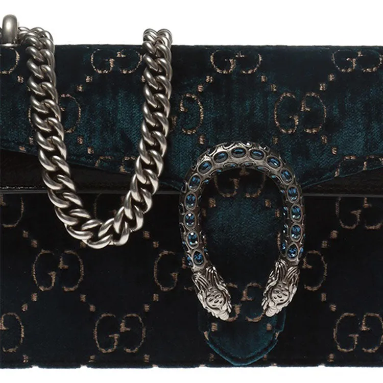 (WMNS) GUCCI Dionysus Single Shoulder Bag Small Blue