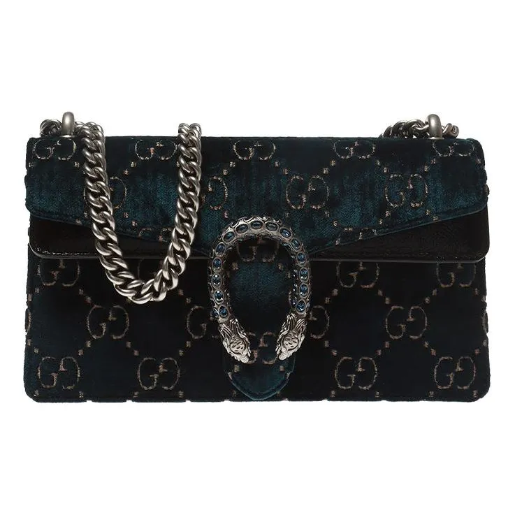 (WMNS) GUCCI Dionysus Single Shoulder Bag Small Blue